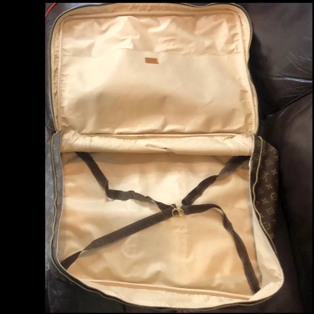 LOUIS VUITTON Monogram Sirius 55 Suitcase Lock/Key Tag/Poignet AUTHENTIC